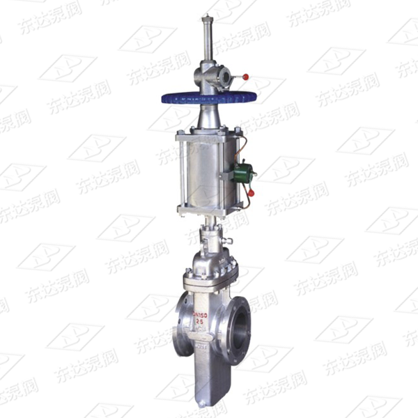 Z6S43HF pneumatic flat gate valve